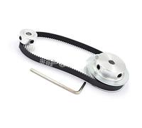 Poulie à Courroie 20 Dents Poulie à Courroie 60 Dents GT2, Rapport de Vitesse 1:3 20T:60T 2M/2GT Poulie de réduction, pour W=6/9mm 260-2GT Courroie Durable et virtuellement (Color : 260 2gt 6 Belt)