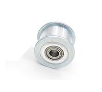 Poulie à Courroie 25 Dents 2GT poulie Folle, Roue synchrone, alésage 3/4/5/6 mm, avec roulement pour Largeur 6/10 mm GT2 Courroie Ouverte, 25 Dents 25 Dents Durable et pratiquement