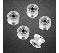 Poulie à Courroie 5 pièces Poulie GT2 20 Dents, Largeur de Courroie 6 mm 10 mm, Courroie synchrone GT2 Poulie à Courroie 2GT 16T 20T Durable et virtuellement (Diamètre d'alésage : T16 3 sans Dents)