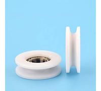 Poulie à Courroie 8289 mm Poulie à Galet à rainure en U, Plastique 688 Poulie à roulement/Roue entraînée, Roue de Guidage Pom/Roue de Levage sur Ligne Durable et virtuellement