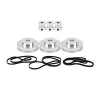 Poulie À Courroie Crantée, Poulie À Courroie Crantée À Double Bride Avec Courroie, Machines À Former Les Engrenages Jeu de Courroies de Poulie de Distribution pour Imprimantes 3d, Machines À Mourir