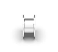 Poulie à Courroie GT2 2GT 20 Dents 6 mm poulie de renvoi de Roue synchrone à Courroie, alésage 5 mm, avec roulement, pour Accessoires d'imprimante 3D Durable et pratiquement (Color : 10mm)