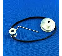 Poulie à Courroie Z 2GT 16T: Poulie en Alliage d'aluminium 48T, Rapport de réduction 1: 3, Largeur 6 mm, Roue synchrone d'entraînement, Trou Central 5 mm 8 mm 10 mm Durable et pratiquement