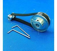 Poulie à Courroie Z 2GT 20T: Poulie en Alliage d'aluminium 60T, Rapport de réduction 1:3 Largeur 10 mm, Trou Central de Roue synchrone 5-6-8-10-12 mm Durable et pratiquement (Color : 10mm)