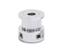 Poulie à courroie Z Poulie GT2 16 dents 2GT 20 dents en aluminium, alésage 5 mm 8 mm, pièce d'engrenage de roues synchrones, largeur 6 mm 10 mm durable et virtuellement (diamètre d'alésage : 20T W10 B