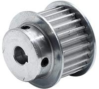 Poulie à courroie Z Poulie HTD 5M-28T, largeur de courroie 21 mm, poulie à courroie crantée avec rainure de clavette, alésage 10/12/15/20 mm, poulie à engrenages en alliage d'aluminium 28 dents Durabl