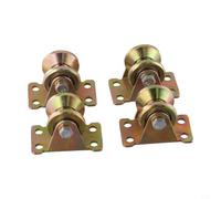 Poulie à double roulement pour cordes 8 mm pour une glisse fluide Double | Corps en acier galvanisé, bords sans bavure, résistant à la rouille, charge maximale de 200 kg, longue durée de vie