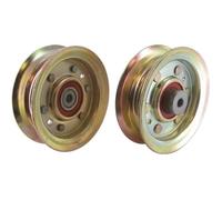 Poulie à gorge plate adaptable JOHN DEERE pour séries X, LT, 737, 757, 777, 797 - Remplace origine AM124346