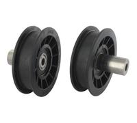 GREENSTAR - Poulie Tendeur À Gorge Plate Sur Roulement - Adaptable Pour Modèles AYP, FLYMO, HUSQVARNA, JONSERED, PARTNER CT131, CT141 - Remplace 179114, 532179114 - Ø Ext: 88,5mm - Ø Int: 9,8mm
