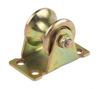 Poulie à rainure en acier avec design en forme de U et roue de 31 mm de diamètre pour un fonctionnement fluide dans les environnements de fitness et de travail