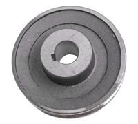 Poulie à rainure unique en aluminium de type A pour compresseur d'air, 97 x 24 mm/97 x 19 mm, compatible avec courroie A, pour outils d'atelier et de jardin (97 x 19)