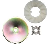 Poulie avec roue de ventilateur et entraîneur pour Piaggio Vespa Aprilia Gilera 50ccm - Citomerx 105902