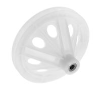 Poulie Blanc de Courroie pour Semi-automatique, Plastique Lave-linge | Conception Trou et Axe, Compatible Plusieurs Modèles, Support D’utilisation Semi-automatique