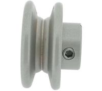 Poulie clavetée à gorge trapézoïdale en acier