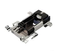 Poulie coulissante en bois pour portes d'armoires et d'armoires, montage latéral avec coque en nylon, plastique et fer pour une performance constante (ronde suivante)