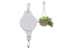 Poulie crochet pour | Support robuste à usage intensif | Crochet avec poulie rétractable haute résistance pour - Pour une utilisation en extérieur et intérieur dans le jardin, la