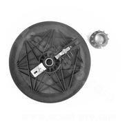 POULIE CYCLO ADAPT. PEUGEOT 103 11 DENTS PLASTIQUE COMPLETE (AVEC PIGNON)
