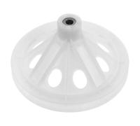 Poulie D’entraînement pour Lave-linge Semi-automatique, Trou Carré | Blanc, Plastique, Design Trou et Axe, Compatible Divers Modèles, Soutien D’opération Semiautomatique