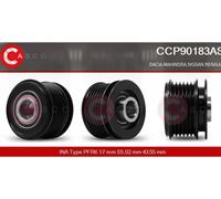 Poulie d'alternateur avec poulie débrayable CCP90183AS CASCO