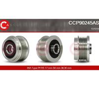 Poulie d'alternateur avec poulie débrayable CCP90245AS CASCO