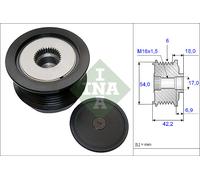 POULIE D'Alternateur OPEL ASTRA H 1.9 CDTI 120 CV Z19DT - SAAB INA 535018810