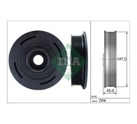 Poulie damper, vilebrequin Schaeffler INA 544 0098 10