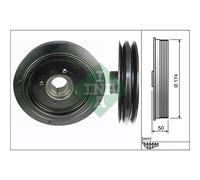 Poulie damper, vilebrequin Schaeffler INA 544 0107 10
