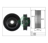 Ina – Poulie de vilebrequin 544 0141 10 – Amortisseur de vibrations – pour FORD