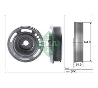 Poulie damper, vilebrequin Schaeffler INA 544 0168 10