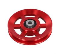 Poulie de câble en alliage d'aluminium pour équipement d'exercice abdominal, 75-114 mm pour accessoire de fitness usiné CNC avec roulement 6202RS, résistant à la poussière et réduction du bruit, pour