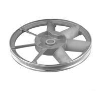 Poulie de compresseur d'air avec rainure unique pour courroie triangulaire, construction métallique, diamètre 265 mm, conçue pour compresseurs à tête de machine de type A, accessoire de rechange