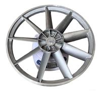 Poulie de compresseur d'air en aluminium de 350 mm pour remplacement du moteur, conçue avec une rainure de courroie de volant d'inertie de 16 à 5 mm pour une transmission de puissance optimale