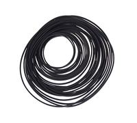 Poulie de courroie 1 paquet de 30 mm à 120 mm, courroies d'entraînement de moteur Dia en caoutchouc noir petite courroie de poulie de poulie fine pour voiture de module de jouet de bricolage Durable e