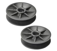 Poulie de courroie 122601909/0, compatible avec les tondeuses à gazon Mount et Solo, pièce de rechange noire durable pour un fonctionnement fluide