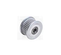Poulie de courroie 15-24 dents HTD3M Poulie folle en aluminium, avec/sans dent, largeur de fente 16 mm, alésage 3-9 mm, pour courroie de 15 mm, imprimante 3D bricolage, 1 pièces Durable et virtuelleme
