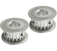 Poulie de Courroie 2 pièces Poulie HTD 5M 20T, alésage intérieur 5/6/6.35/8/10/12/12.7/14/15/16/17 mm, Largeur de Courroie de 16 mm, Pas de 5 mm, poulies de Courroie durables et virtuellement