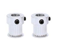 Poulie de courroie 2 pièces Poulie MXL-20T Alésage 4/5/6/6,35/8 mm, largeur de fente de poulie de courroie 11 mm, assortie à une largeur de 10 mm MXL - Courroie pour imprimante 3D Durable et virtuelle