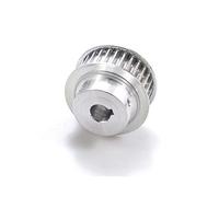 Poulie de Courroie 20 Dents 5M poulie synchrone alésage de clavette 8/10/12/12,714/15/16/17/18 mm, Largeur 10/15/20 mm, Courroie HTD5M 20 Dents Type BF Durable et pratiquement (Color : Width 20mm)