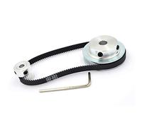 Poulie de Courroie 20T: 60T Rapport de Vitesse 1:3 pour Le kit de Largeur de Courroie 260-2GT 6/9 mm, 2M/2GT Poulie synchrone 20 Dents 60 Dents, alésage 5-12 mm, Durable et virtuellement