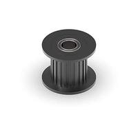 Poulie de Courroie 2GT 20 Dents poulie Folle de Roue synchrone, Noir, alésage 3 mm 4 mm 5 mm, sans roulement pour Courroie GT2, Largeur 10 mm 20 Dents 20 Dents Durable et pratiquement