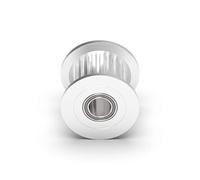 Poulie de Courroie 2GT 20 Dents poulie Folle de Roue synchrone, Noir, alésage 3 mm 4 mm 5 mm, sans roulement pour Courroie GT2 Largeur 10 mm, 20 Dents 20 Dents Durable et pratiquement