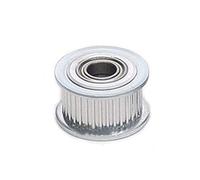 Poulie de Courroie 2GT Poulie de renvoi de Roue synchrone à 36 Dents avec Double roulement latéral, pour Courroie GT2 Largeur 7 mm 11 mm, alésage 3 mm 4 mm 5 mm 6 mm Durable et pratiquement