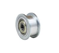 Poulie de Courroie 2GT sans Dents poulie de renvoi de Roue synchrone, alésage de 3/4/5/6/7/8/10 mm, Largeur de 11 mm, avec roulement pour Courroie GT2, Durable et virtuellement (Color : Width 11mm)