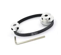 Poulie de Courroie 2M/2GT 16 Dents 32 Dents, poulie synchrone, alésage 5/6/8 mm, 16 Dents: 32 Dents Rapport de Vitesse 1:2 pour kit de Largeur de Courroie 180-2GT 9 mm Durable et pratiquement