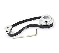 Poulie de courroie 2M/2GT 16 dents 48 dents ensemble de poulies synchrones, alésage 5-12 mm, 16 dents: 48 dents rapport de vitesse 1:3 pour 232-2GT, largeur de courroie 6 mm Kit Durable et pratiquemen