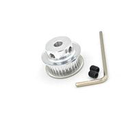 Poulie de Courroie 32 Dents 2M 2GT Poulie, alésage 5/6/6.35/7/8/10 mm, pour 2MGT GT2, Largeur de Courroie synchrone 6/9 mm, Petit Jeu 32 Dents 32 Dents Durable et pratiquement