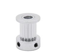 Poulie de Courroie 5pcs GT2 Poulie en Aluminium 16 Dents, pièces d'imprimantes 3D Engrenage de Roue synchrone 2GT 16 Dents, Partie vissée pour Courroie de Largeur 10 mm Durable et virtuellement