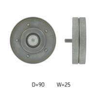 POULIE DE COURROIE A NERVURES MULTIPLES EN V VW A4/A5/Q5/TRANSPORTER 1.8/2.0TSI