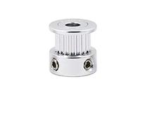 Poulie de Courroie Aluminium 2GT Poulie d'entraînement 20 Dents, Largeur 6 mm, engrenage de Roues de poulie pour imprimante 3D, alésage = 4 mm/5 mm/6,35 mm/8 mm Durable et pratiquement