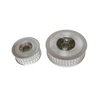 Poulie de courroie crantée Poulie de synchronisation HTD 8M 28T/30T/32T/34T/36T/38 dents, douille sans or largeur courroie 25/30mm, alésage 18mm-40mm(Bore 24mm,36T,32mm(for belt 30mm))
